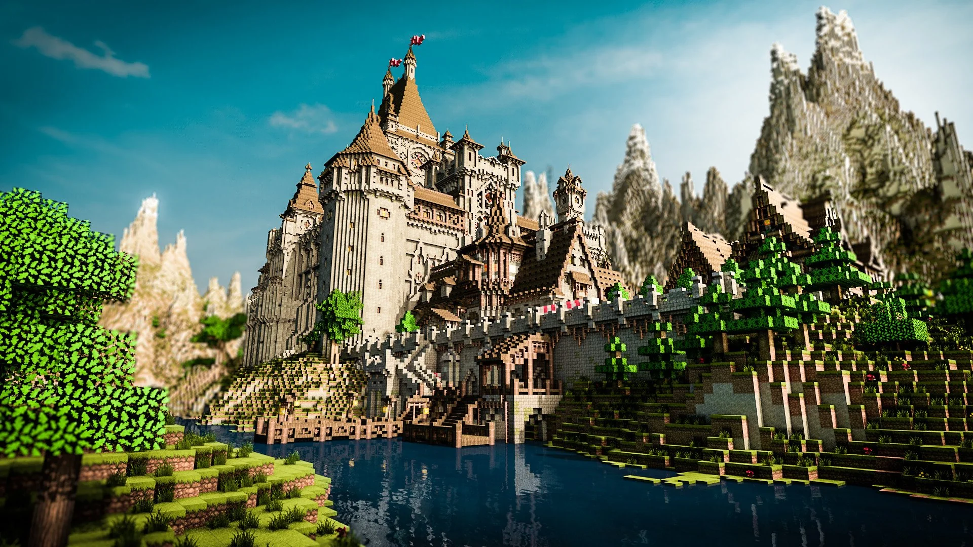 About Minecraft landscape